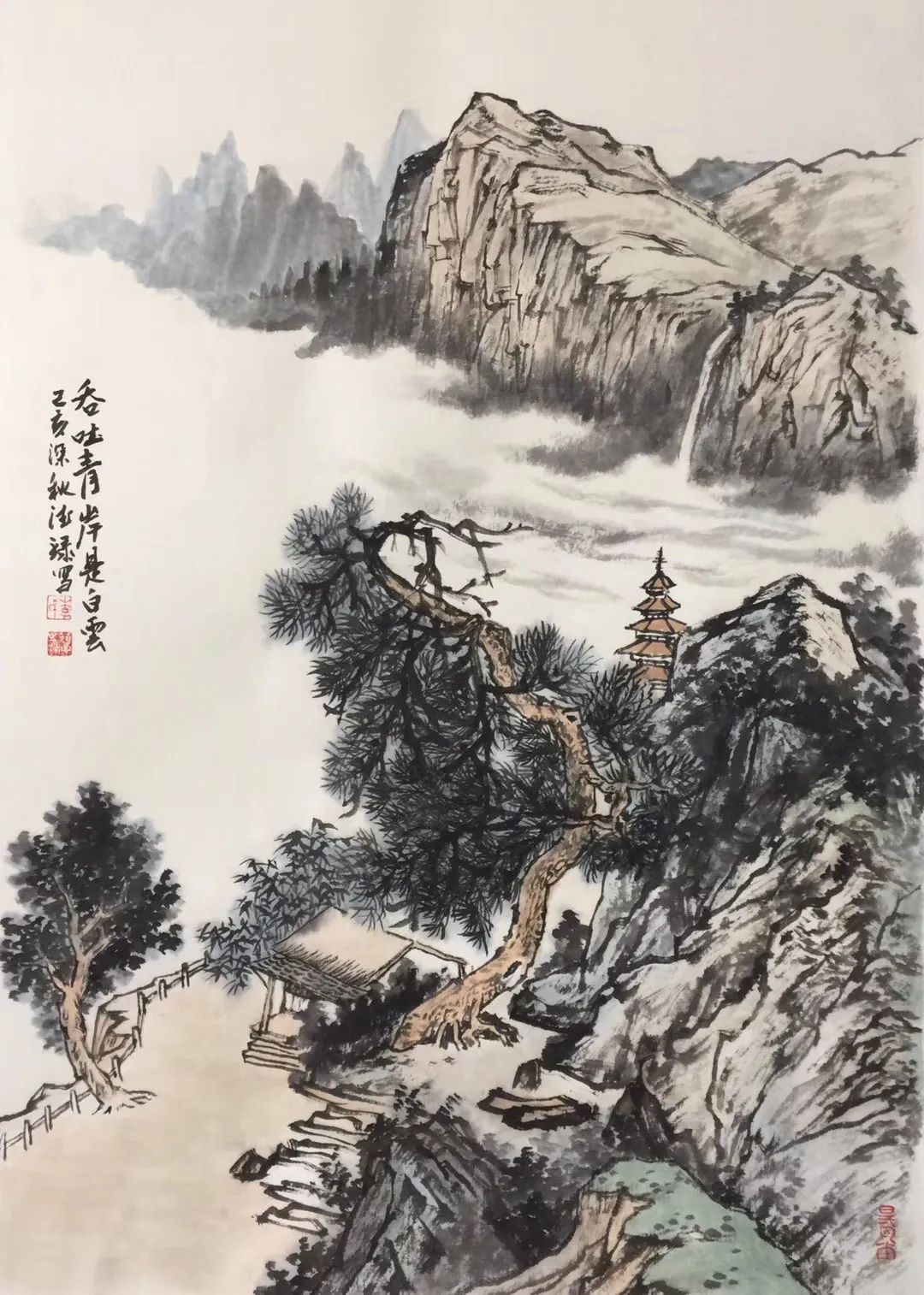 李德禄山水画作品图片